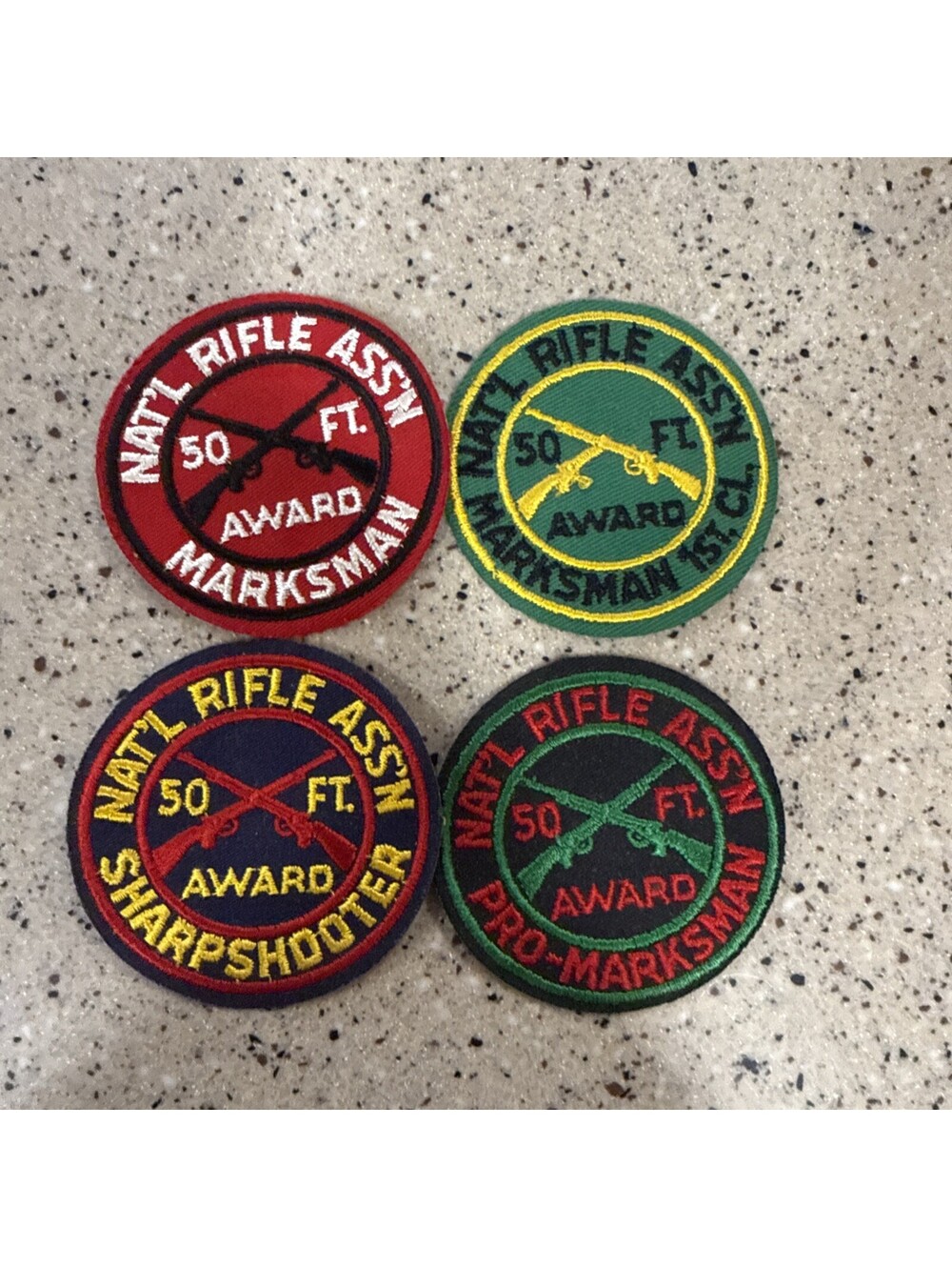 National Rifle Association Shooter Award Patches